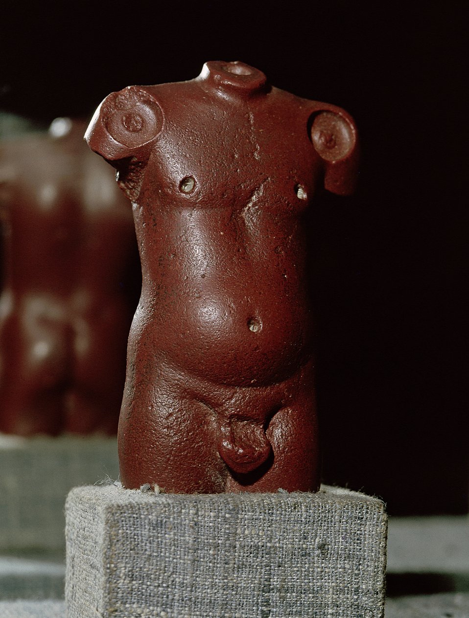Masculine Torso, from Mohejo-Daro, Indus Valley, Pakistan, 3000-1500 BC by Harappan