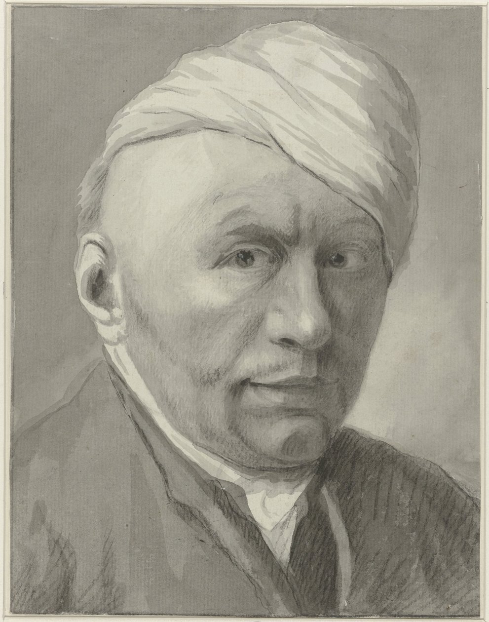 Self-Portrait of the Draughtsman Harmanus van Tuylen, Wearing a Cap by Harmanus Tuylen