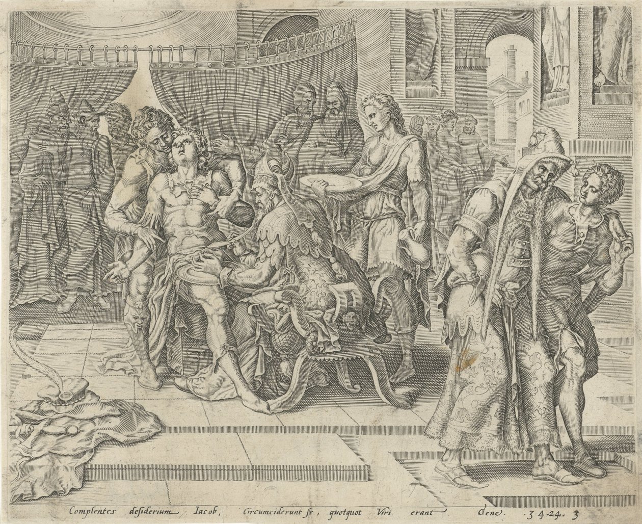 Circumcision of Shechem (History of Dinah and Shechem) by Harmen Jansz Muller