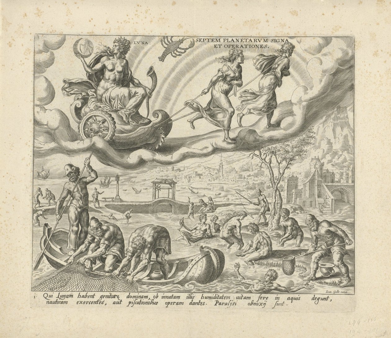 Luna, the Moon, and Her Children (The Seven Planets) by Harmen Jansz Muller