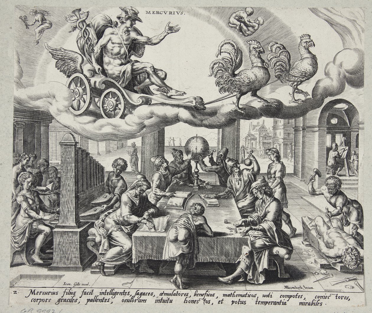 Mercury by Harmen Jansz. Muller