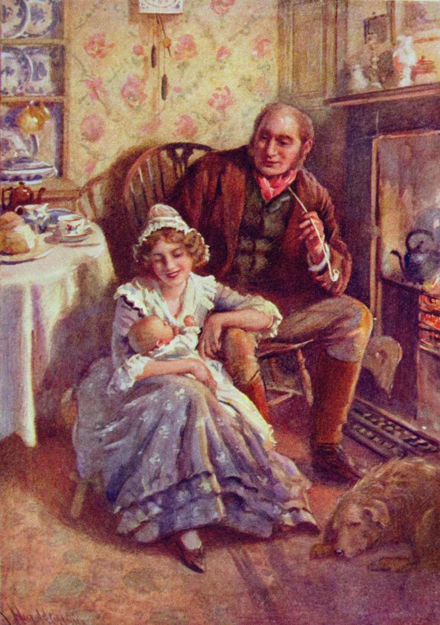 John and Dot Peerybingle, Illustration for 