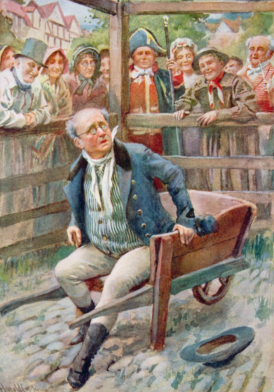 Mr Pickwick in the Pound, illustration for 