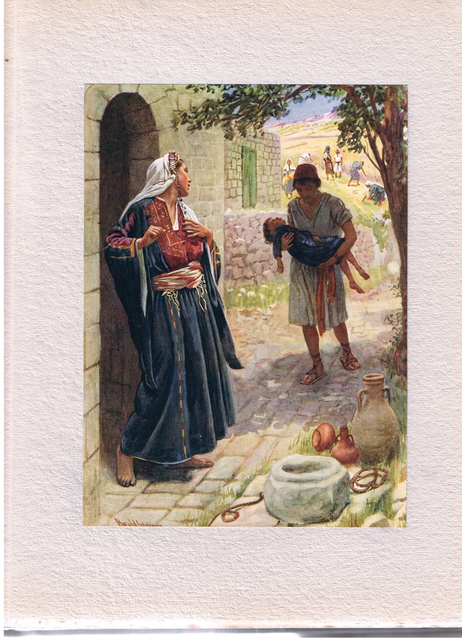 The Shunammite Woman, illustration from 