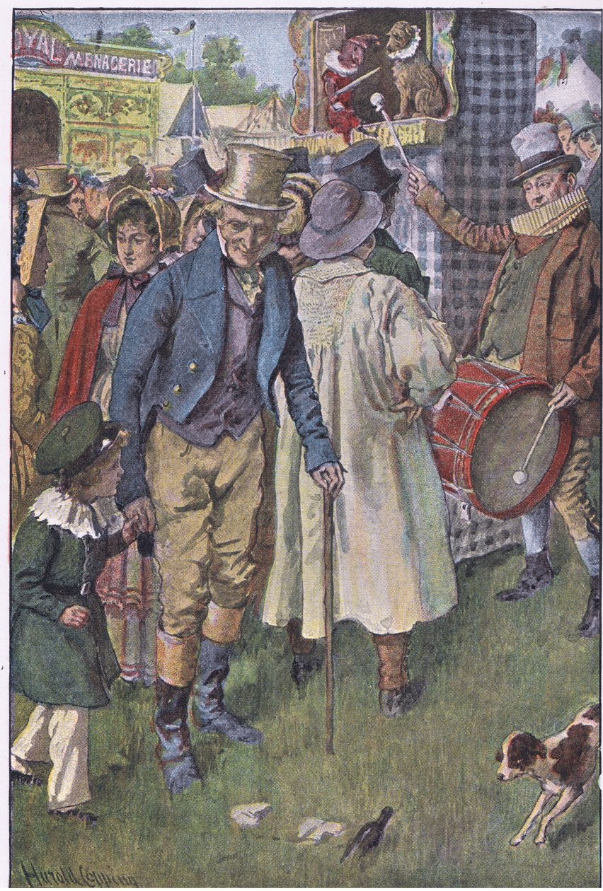 Tom and Benjy at the Fair by Harold Copping: Fine art print