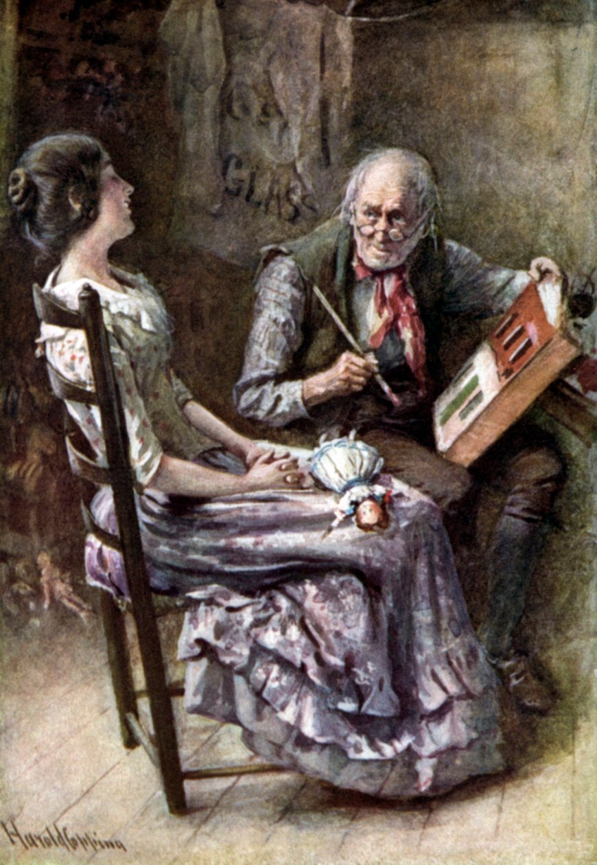 The Cricket on the Hearth by Harold Copping