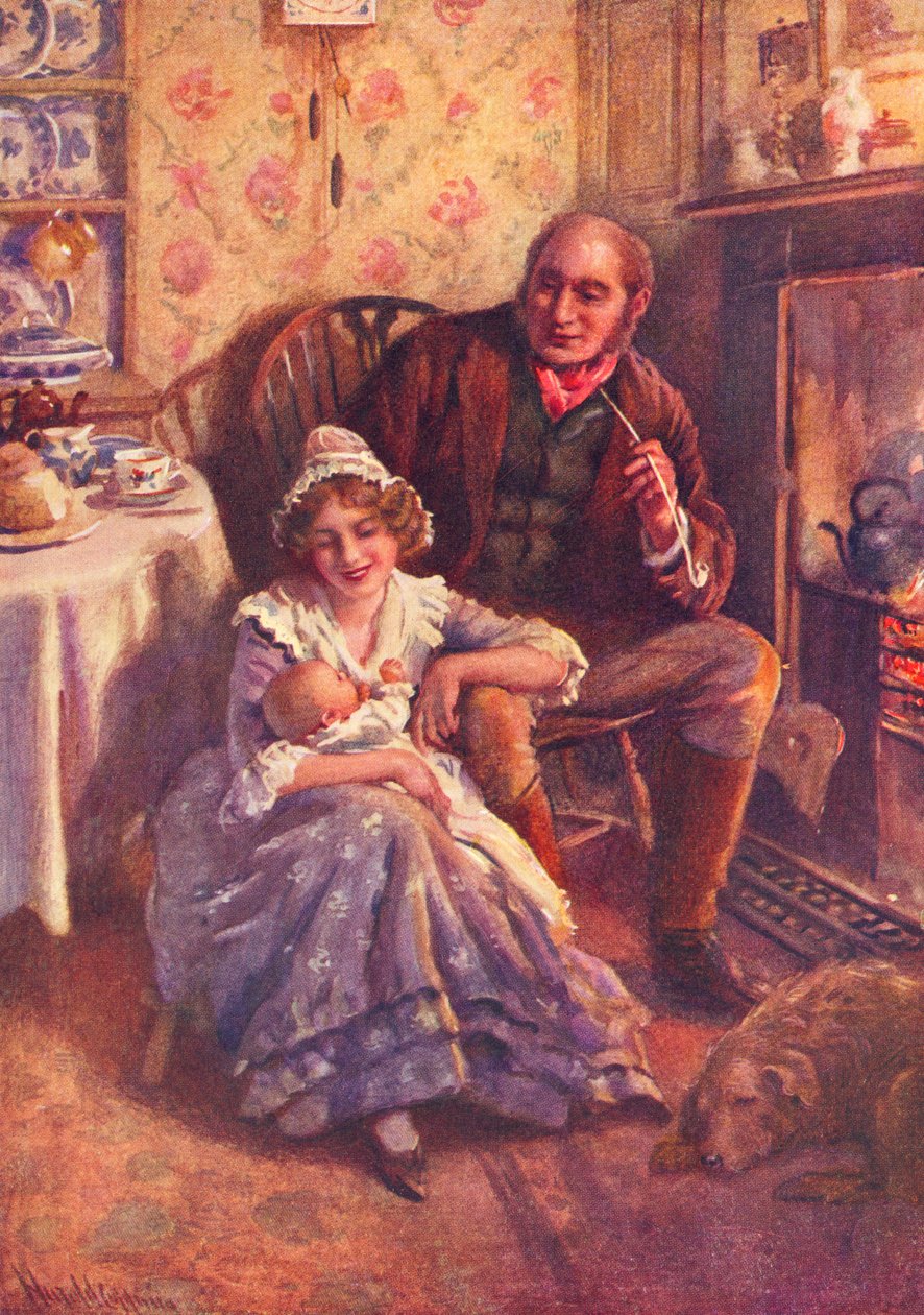 John and Dot Peerybingle by Harold Copping