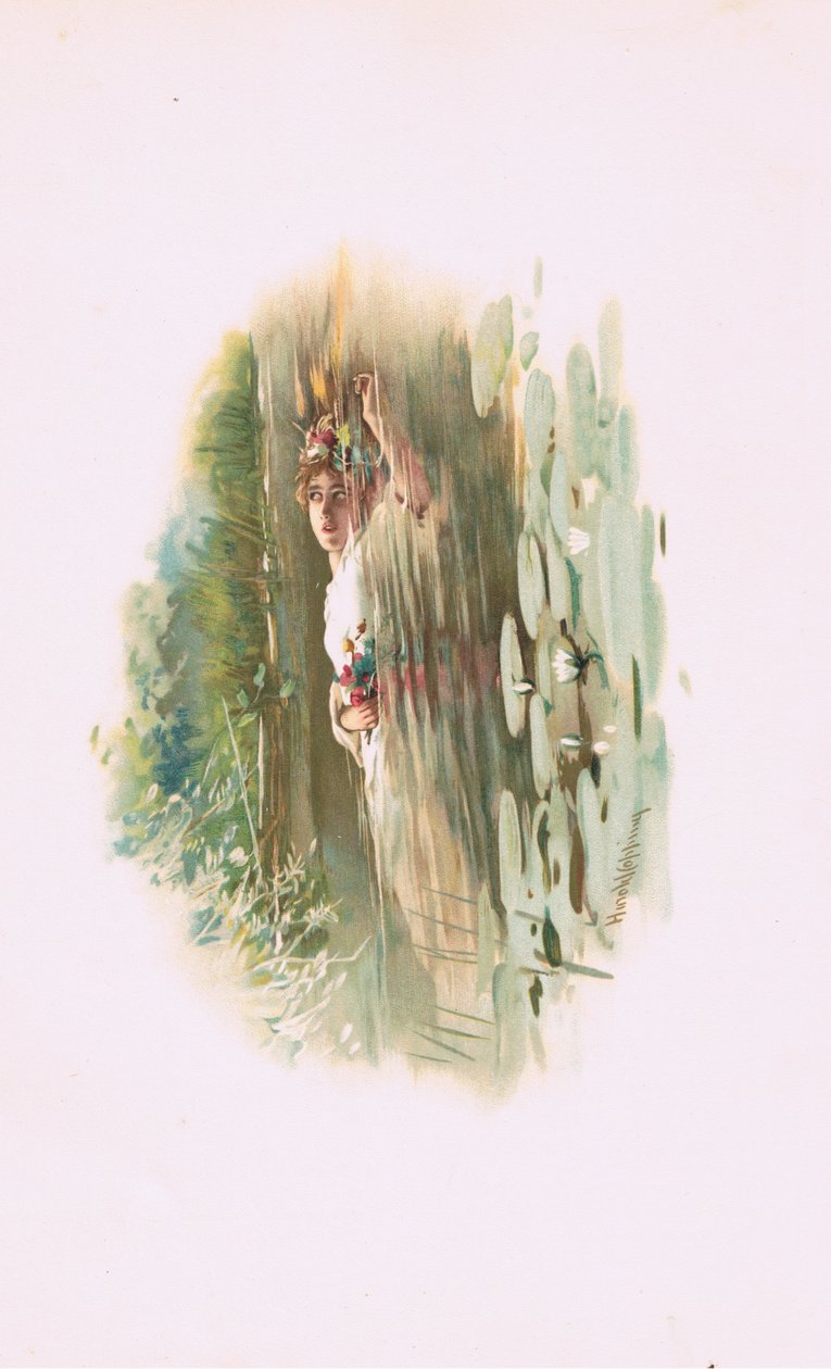 Ophelia, illustration from Hamlet by Harold Copping