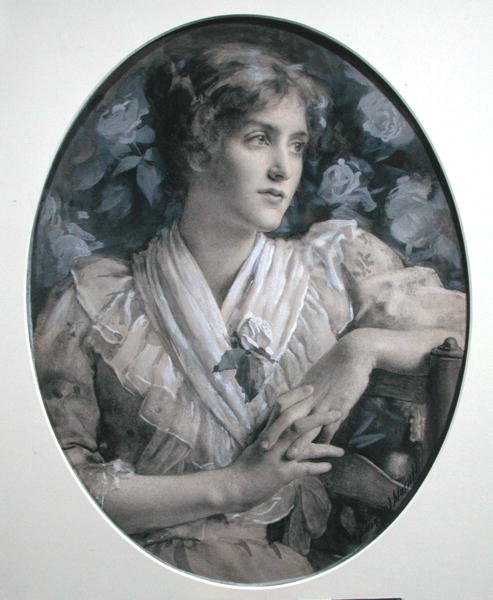 Portrait of a Lady by Harold Copping