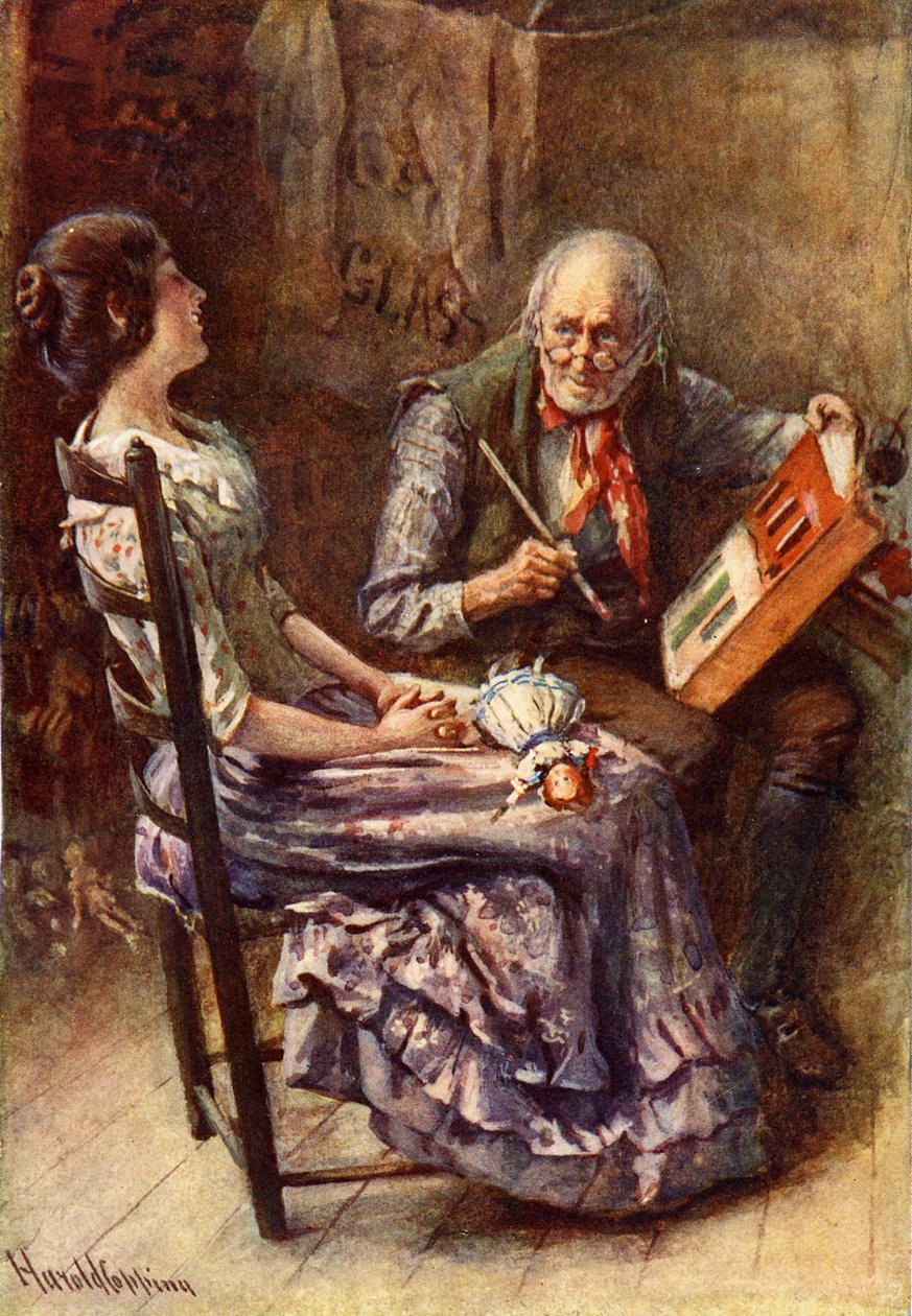The Cricket On The Hearth by Charles Dickens by Harold Copping