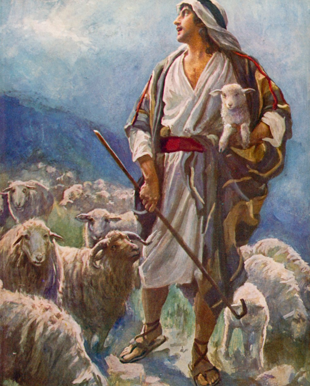 The Good Shepherd, John by Harold Copping