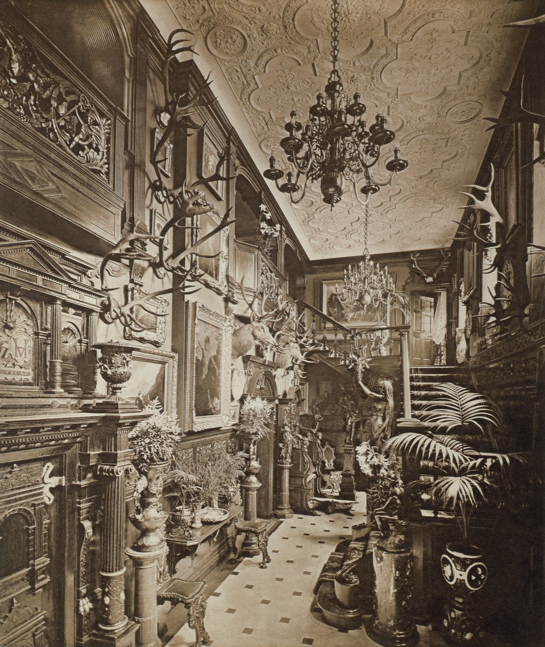 The Hall, Wickham Hall, Kent by Harold Palmer