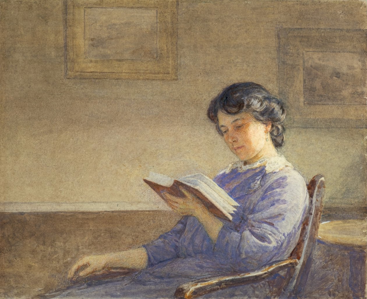 Lilian Reading by Harold Swanwick