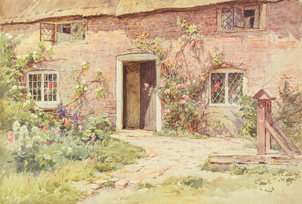 Roses round the cottage door, Wilmington by Harold Swanwick
