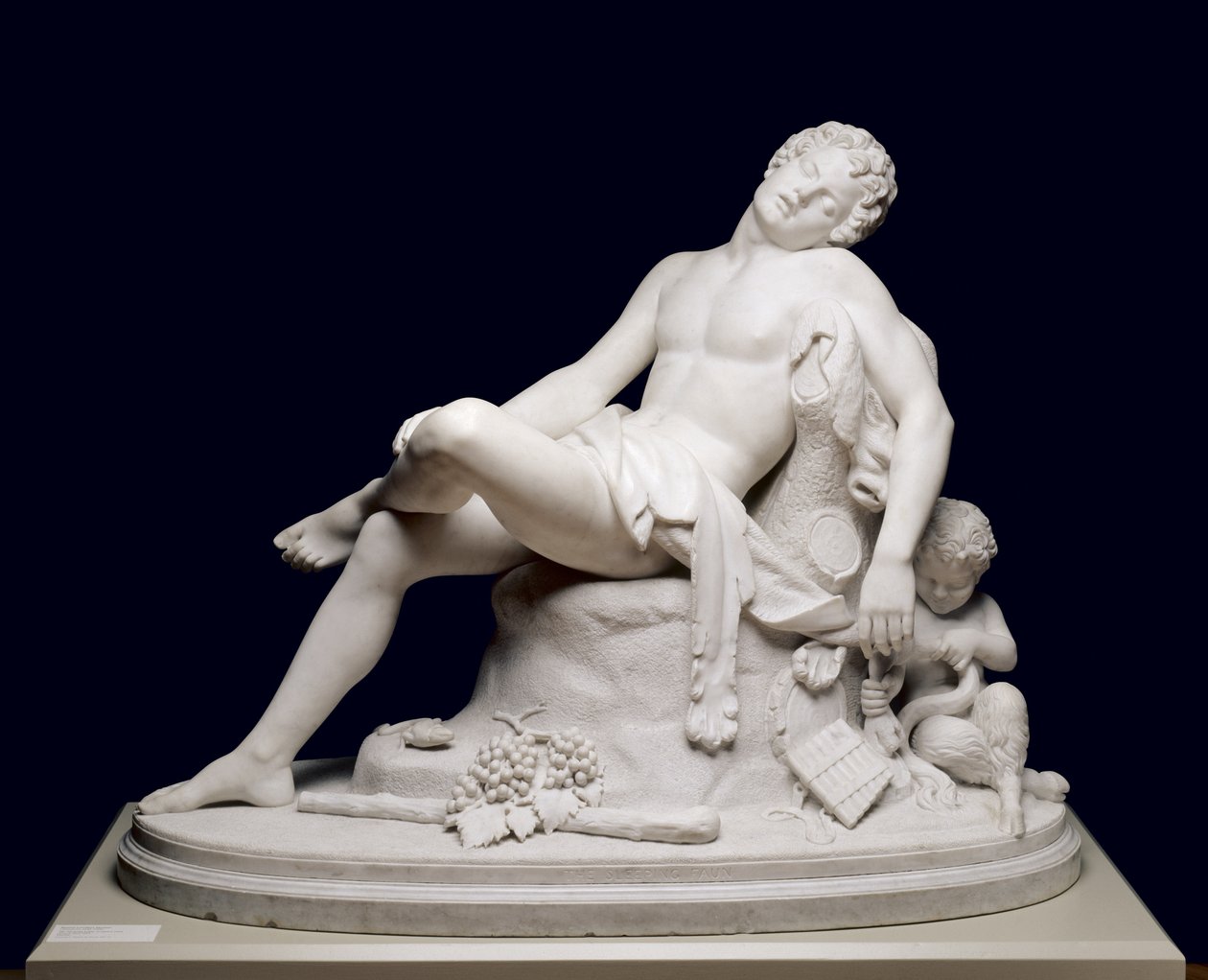 The Sleeping Faun by Harriet Goodhue Hosmer