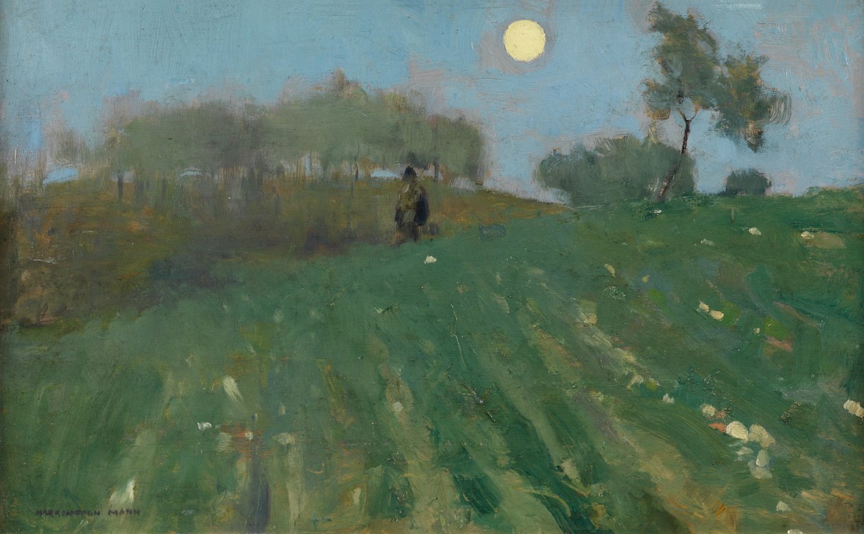 Out for Stroll, Full Moon by Harrington Mann