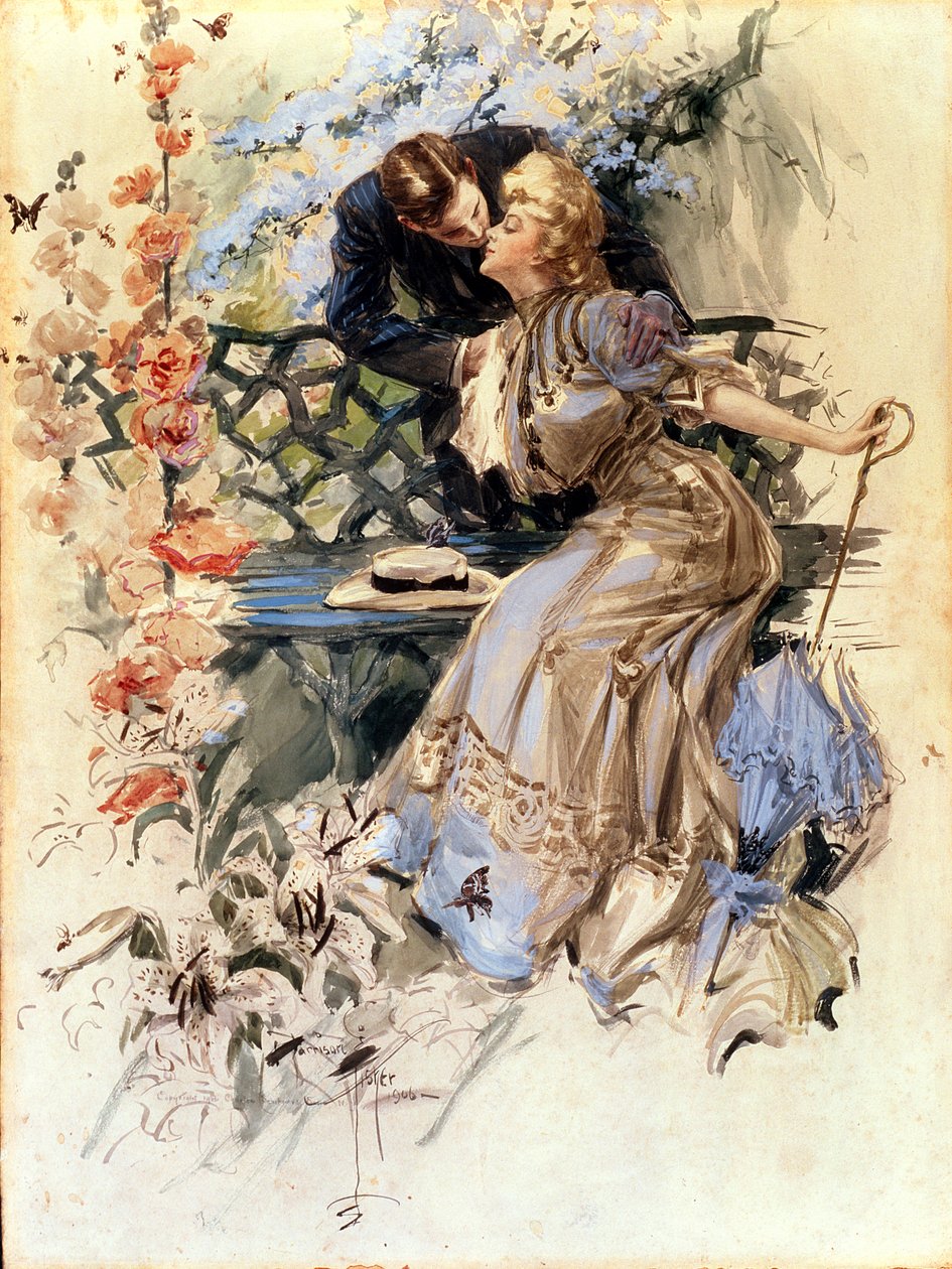 Engagement Days, 1906 by Harrison Fisher