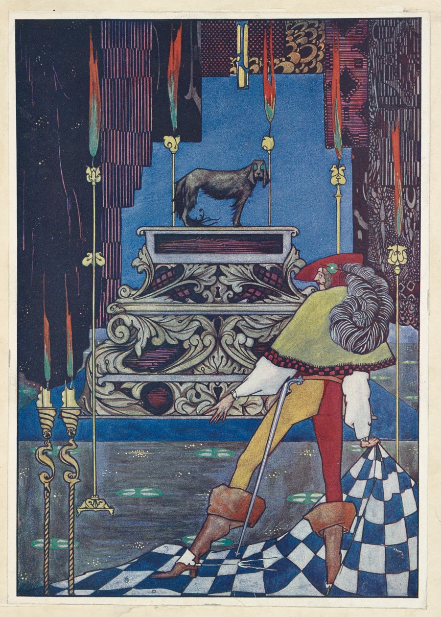 The Tinder Box, There sat the dog with eyes as big as teacups by Harry Clarke