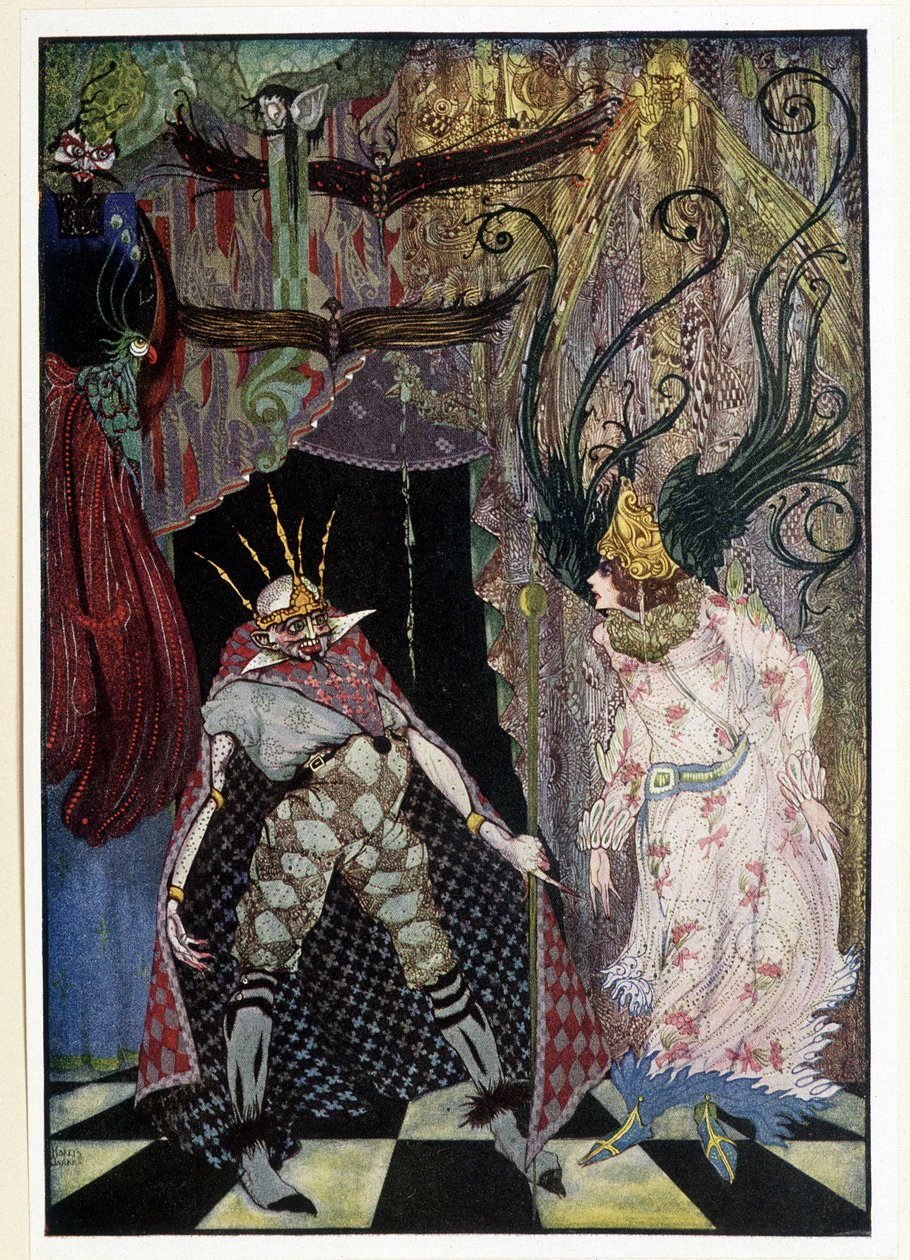 The travelling companion: Let him have his head cut off - in Fairy Tales by Hans Christian Andersen, ill. by Harry Clarke by Harry Clarke