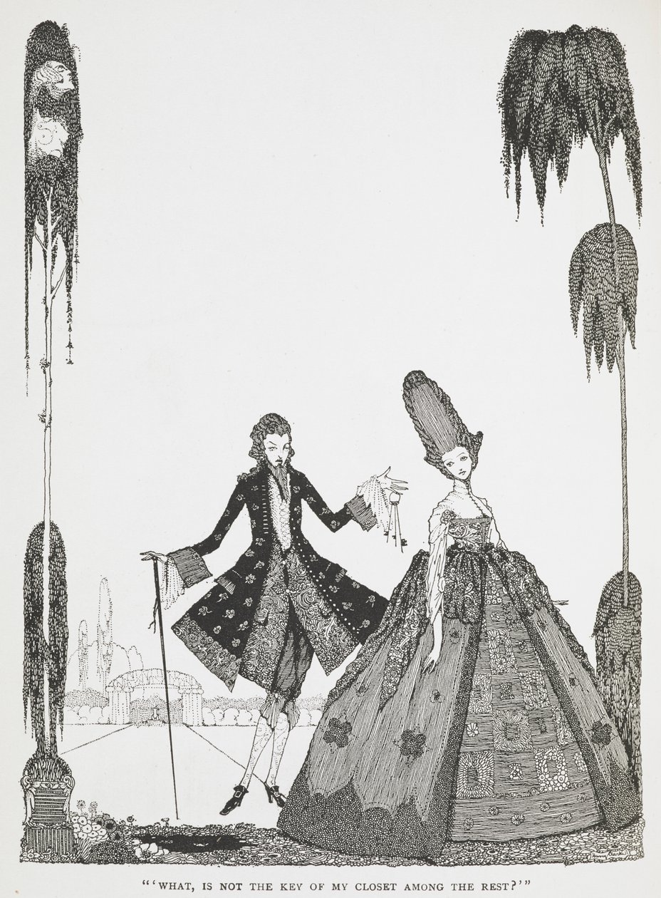 What, is not the key of my closet among the rest? Illustration to the story 