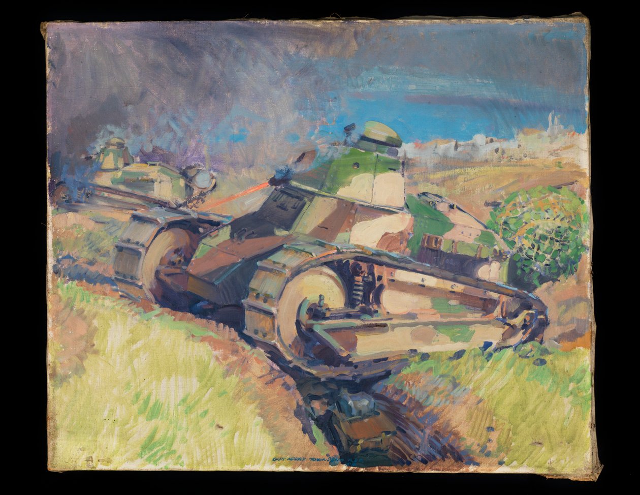 Tanks in Action by Harry Everett Townsend
