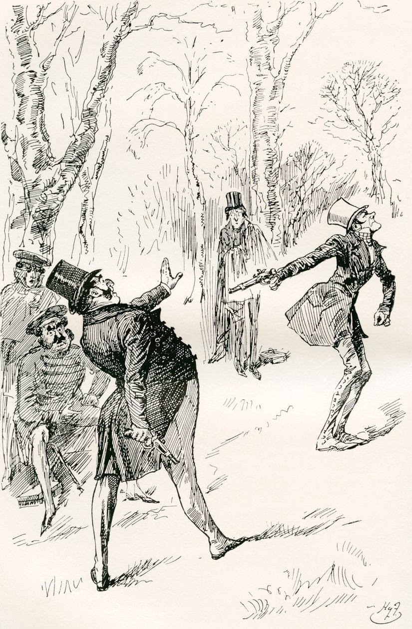 The Duel After the Ball by Harry Furniss