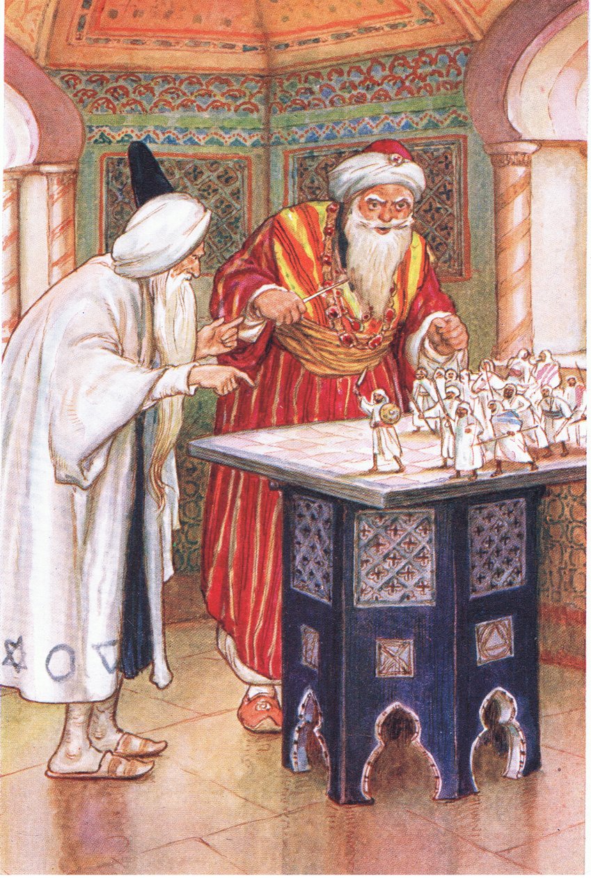 King Aben Kabuz and the Arabian Astrologer (from the story The Arabian ...