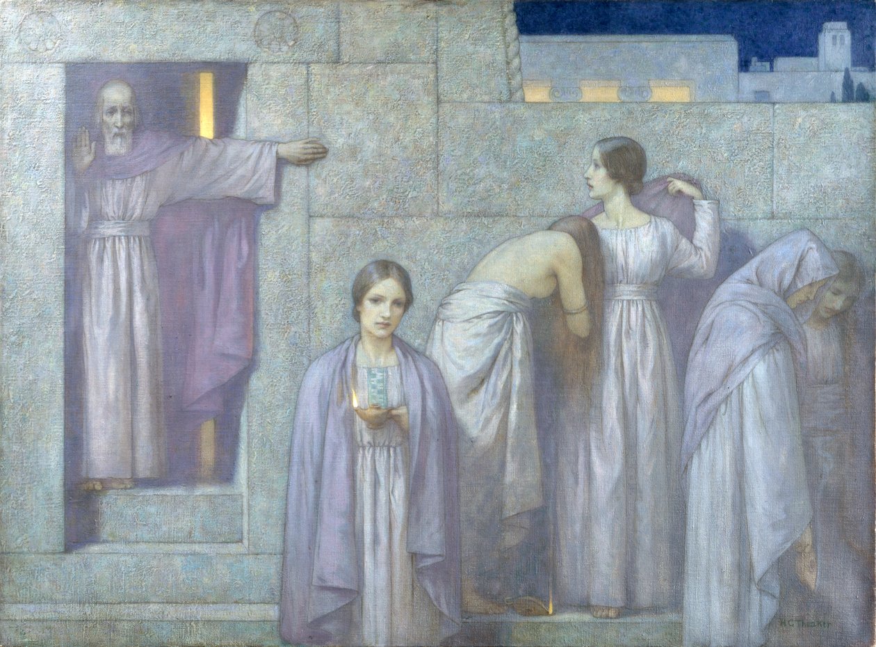The Wise and Foolish Virgins by Harry George Theaker