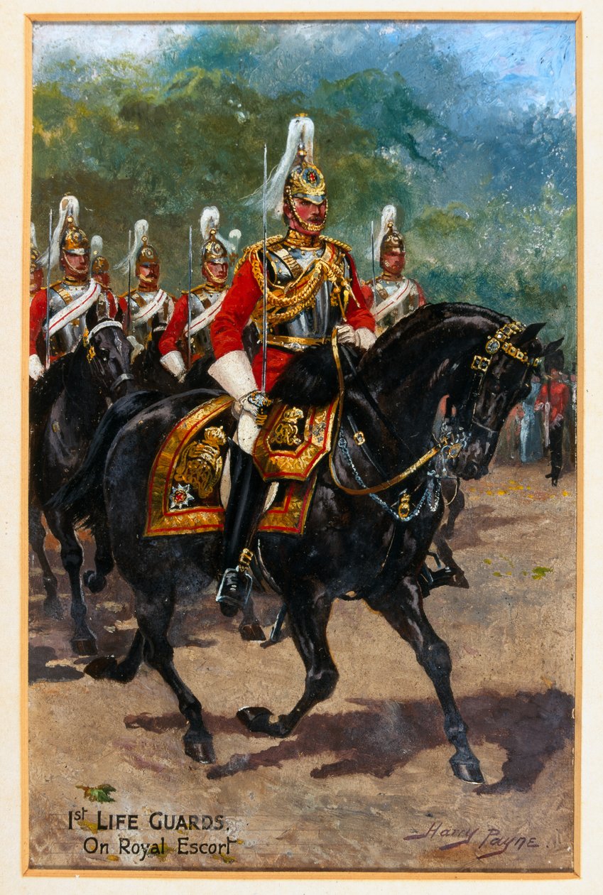 1st Life Guards, On Royal Escort by Harry Payne