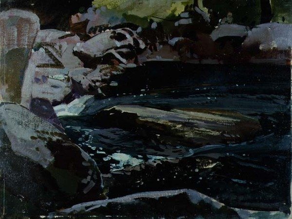 Flowing River by Harry Watson