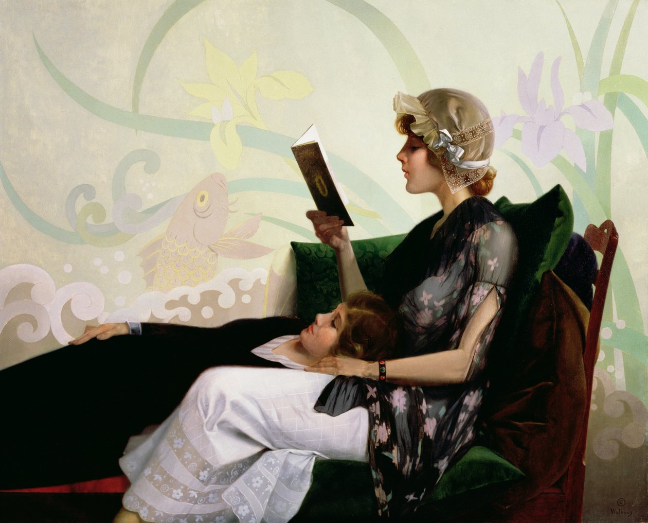 Just a Couple of Girls, 1915 by Harry Wilson Watrous