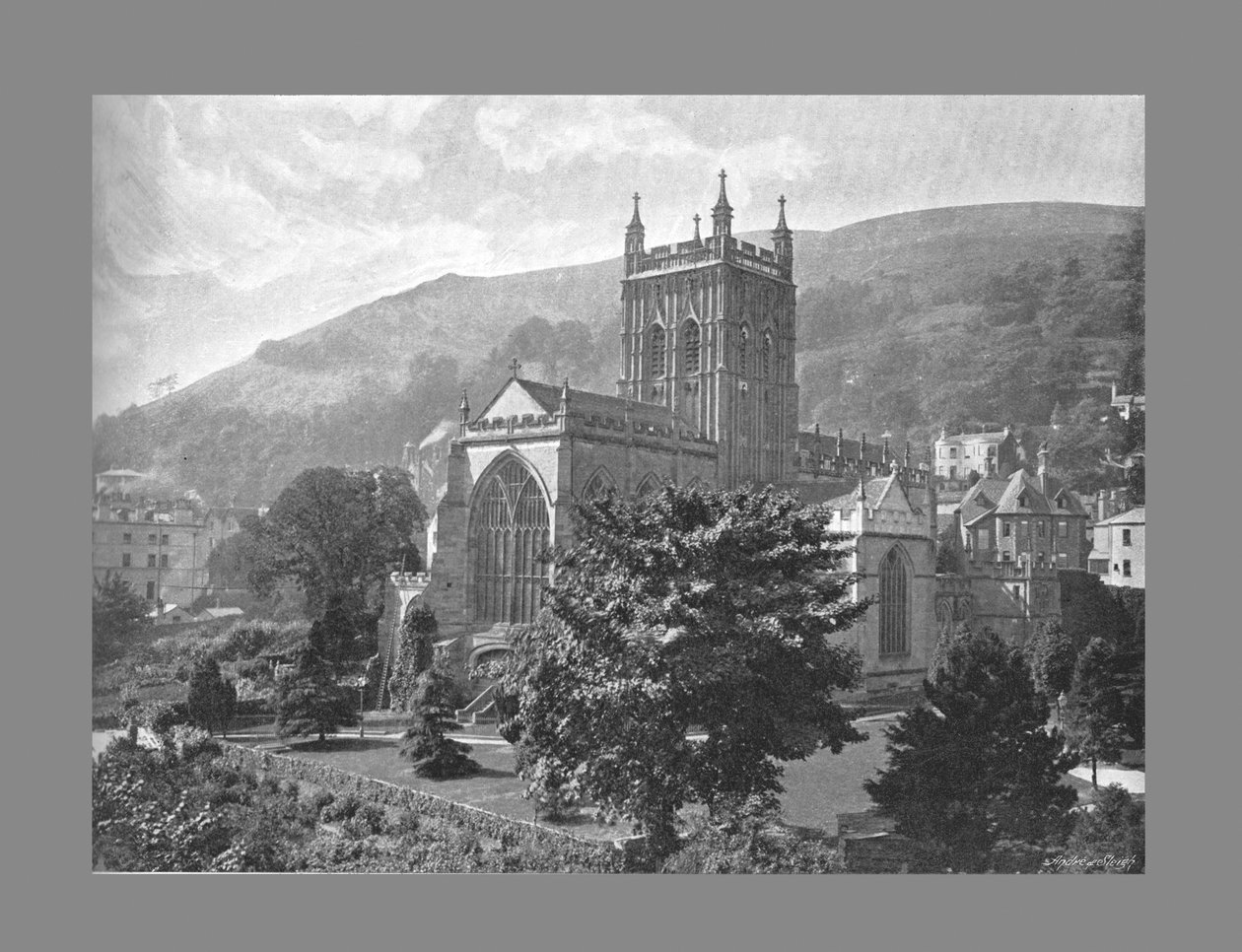 Priory Church, Great Malvern, c1900 by Harvey Barton