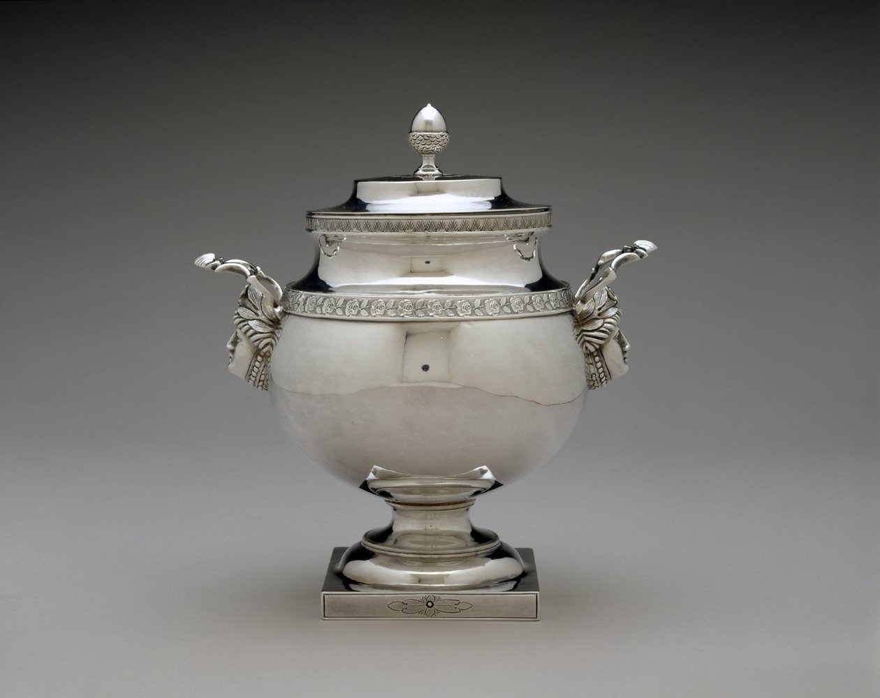 Sugar Bowl, c. 1810-1835 by Harvey Lewis