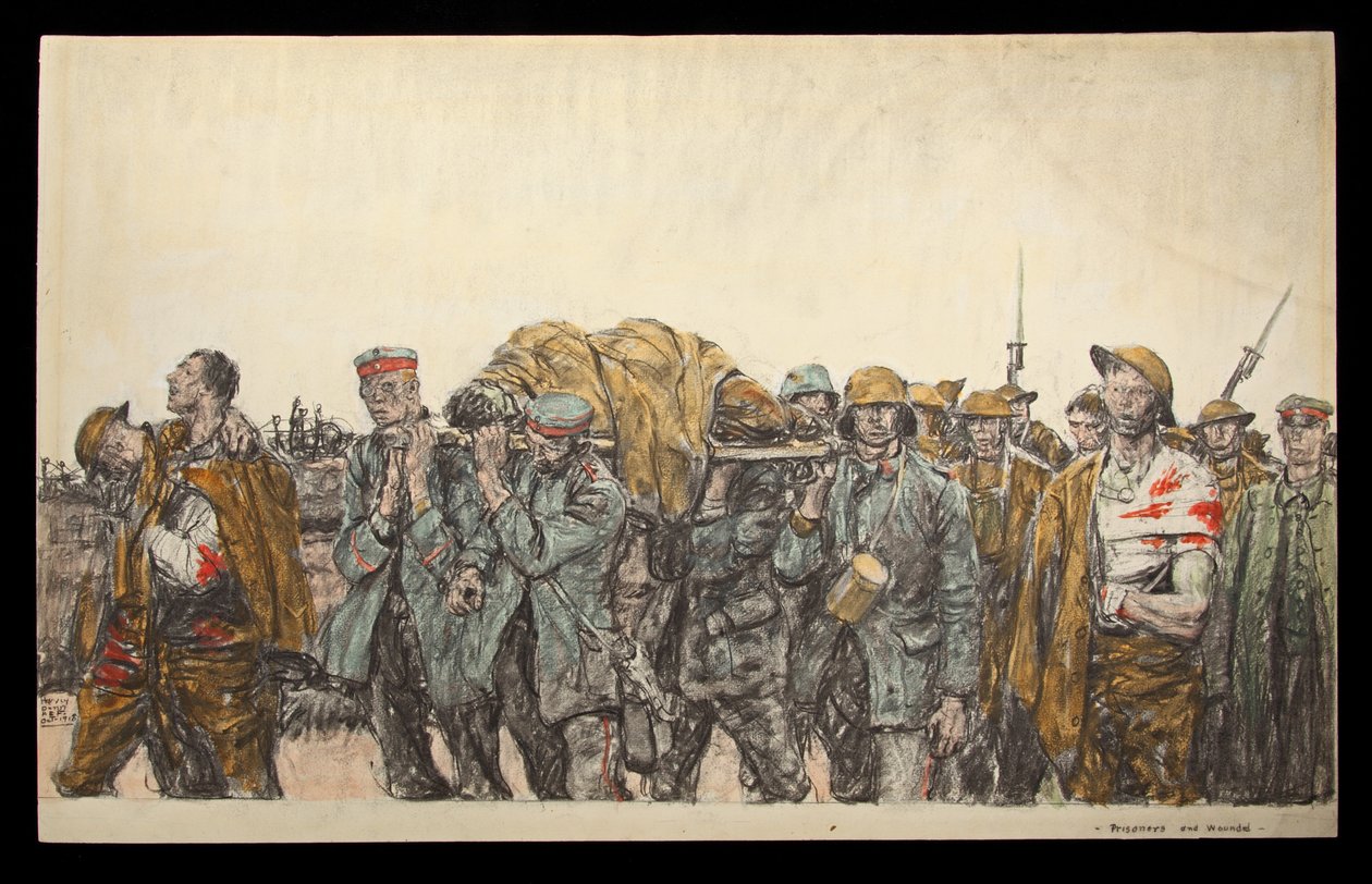 Prisoners and Wounded by Harvey T. Dunn