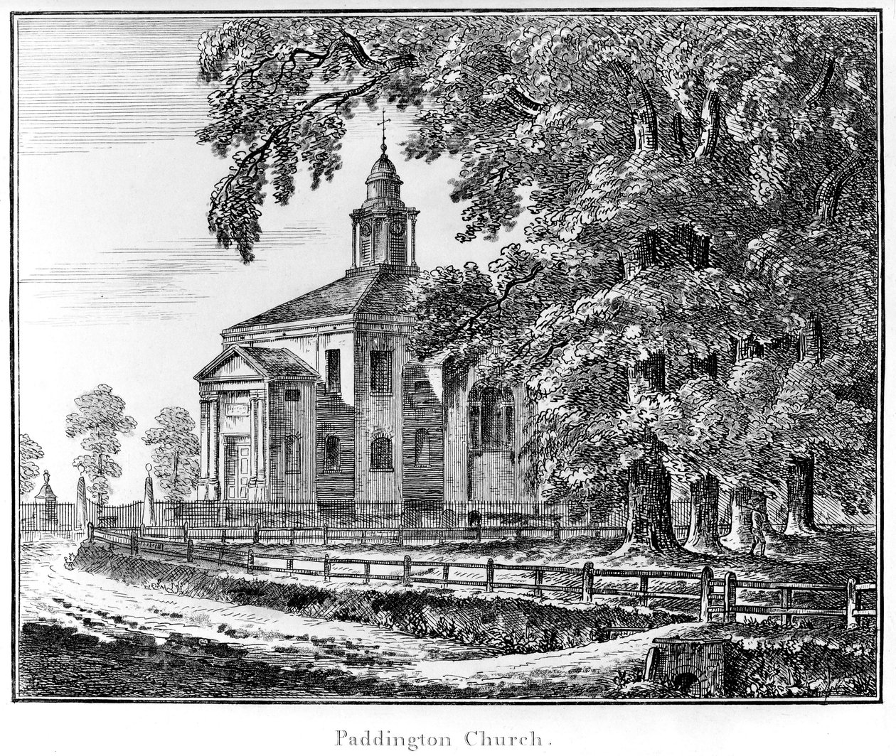 Paddington Church, 1795 by Haynes King