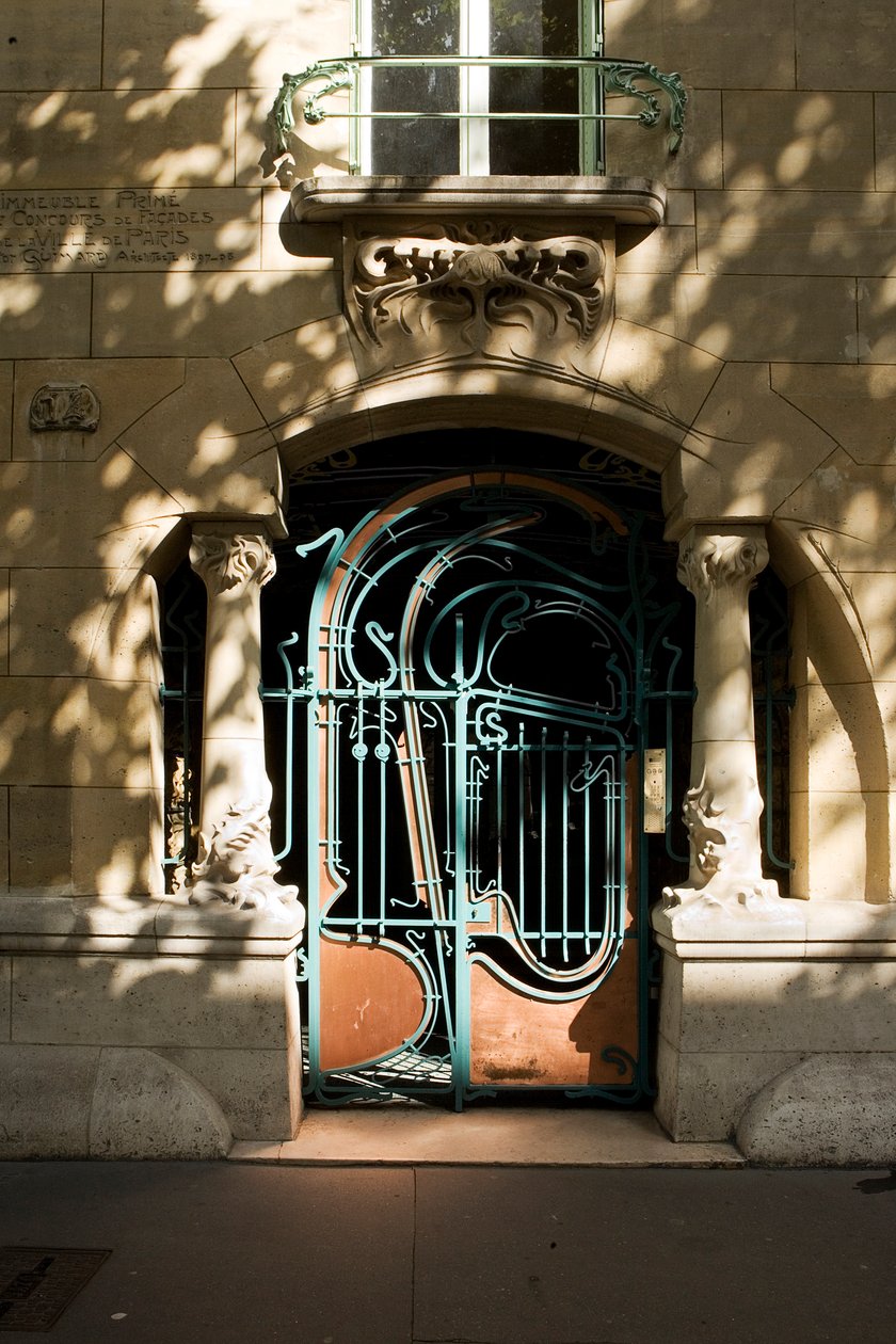 Entrance to the Castel Beranger by Hector Guimard