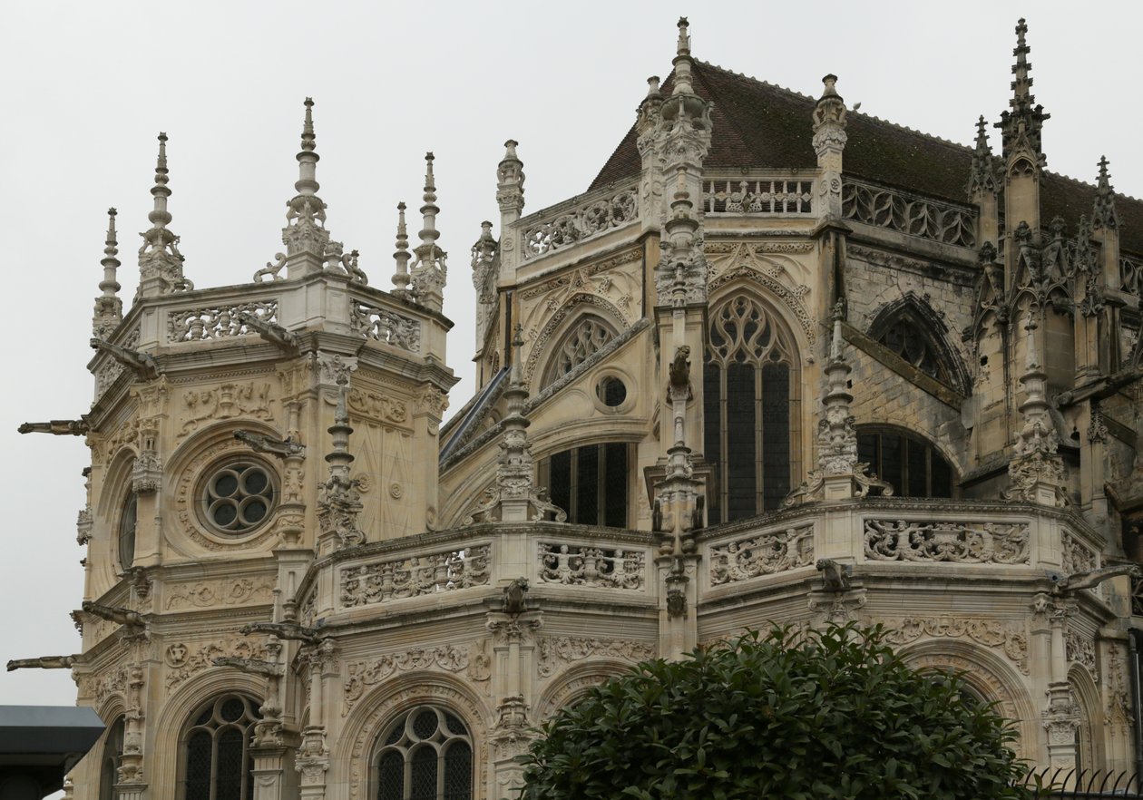 East end of the church by Hector Sohier