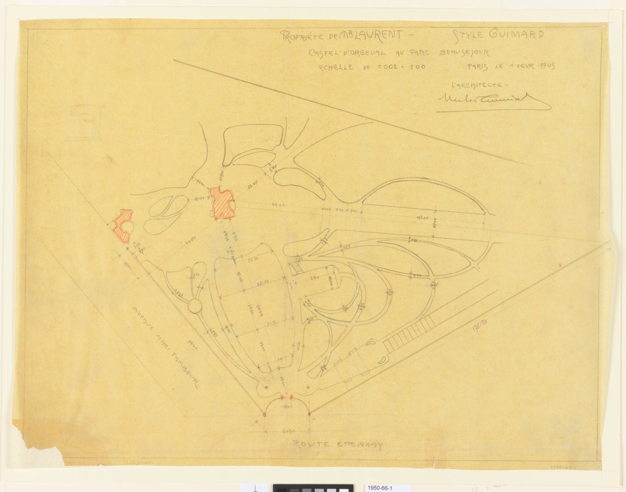 Garden Plan, Castle d
