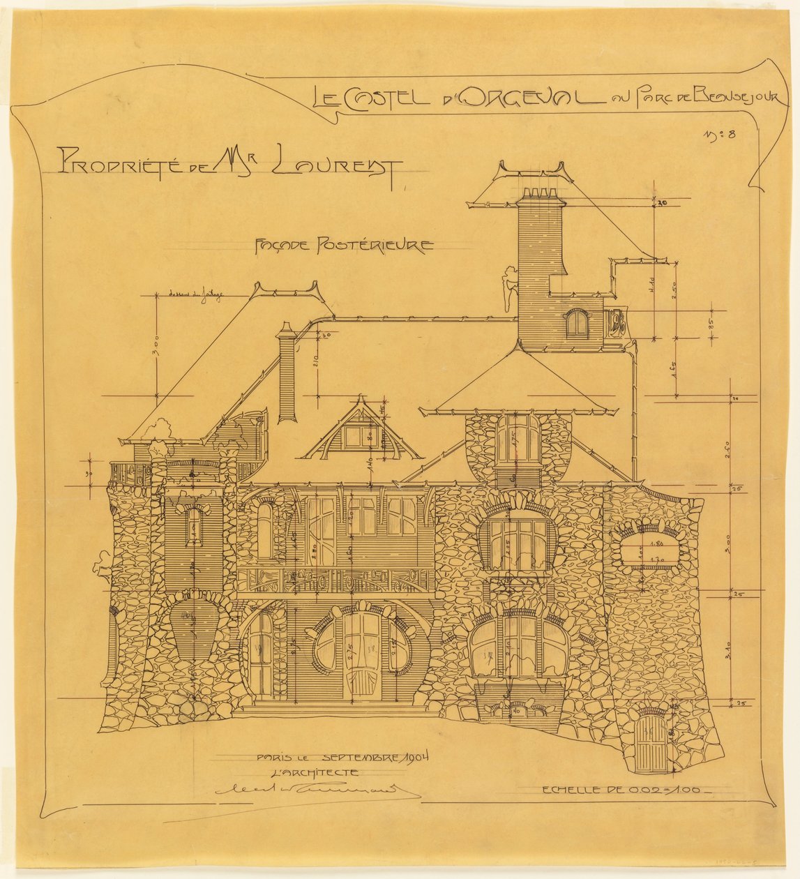 Rear Facade, Castel d