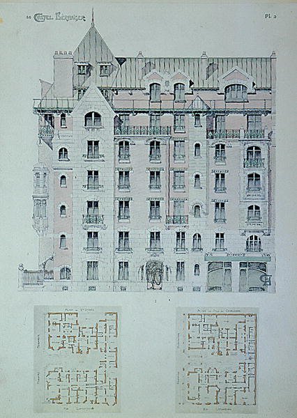 The Facade and Ground Plan of 