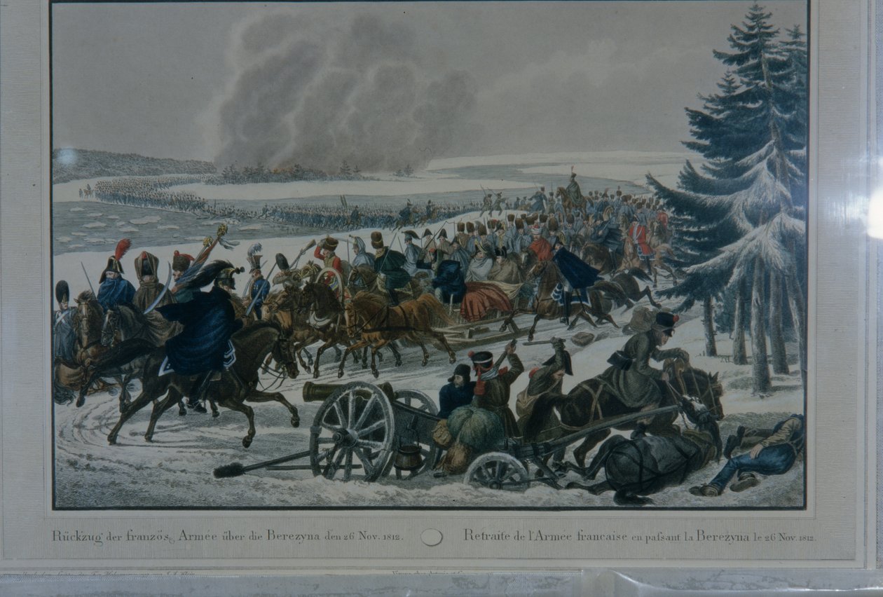 The retreat of the French army from Moscow in 1812 by August Heinrich Mansfeld