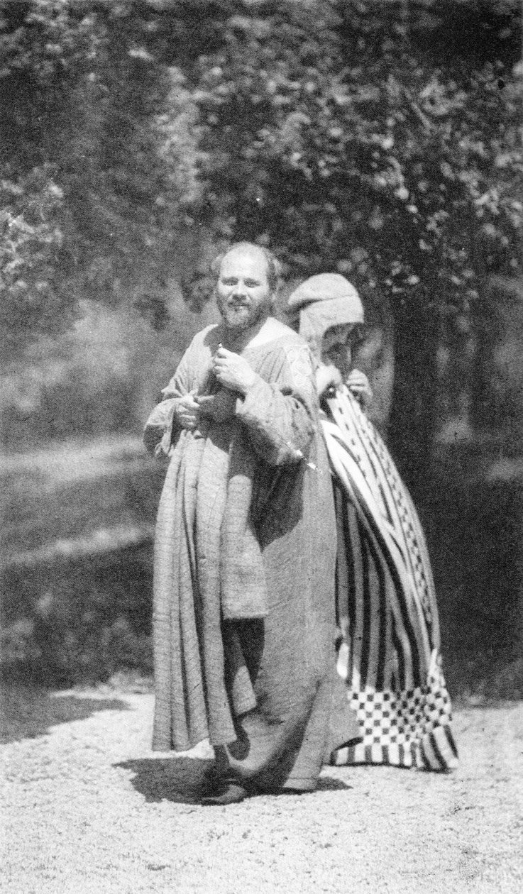 Gustav Klimt and Emilie Flöge by Heinrich Böhler