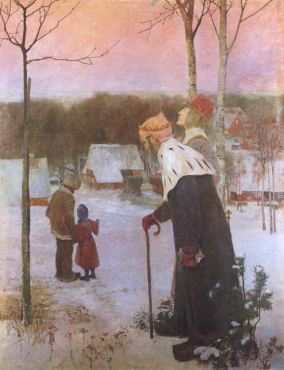 Winter's Tale (The Three Wise Men) by Heinrich Vogeler
