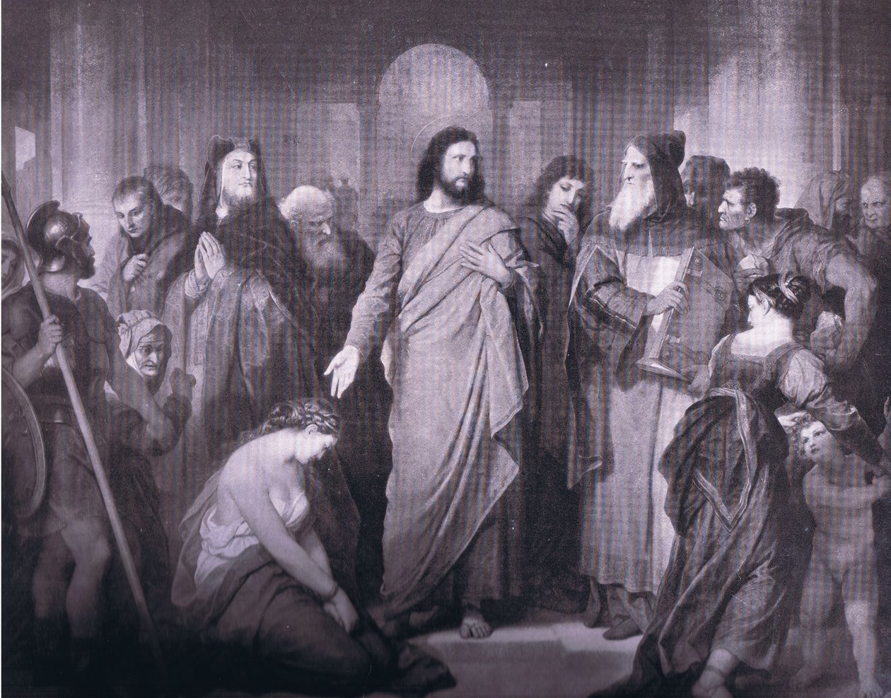 He That is Without Sin, Bibbys Annual by Heinrich (after) Hofmann