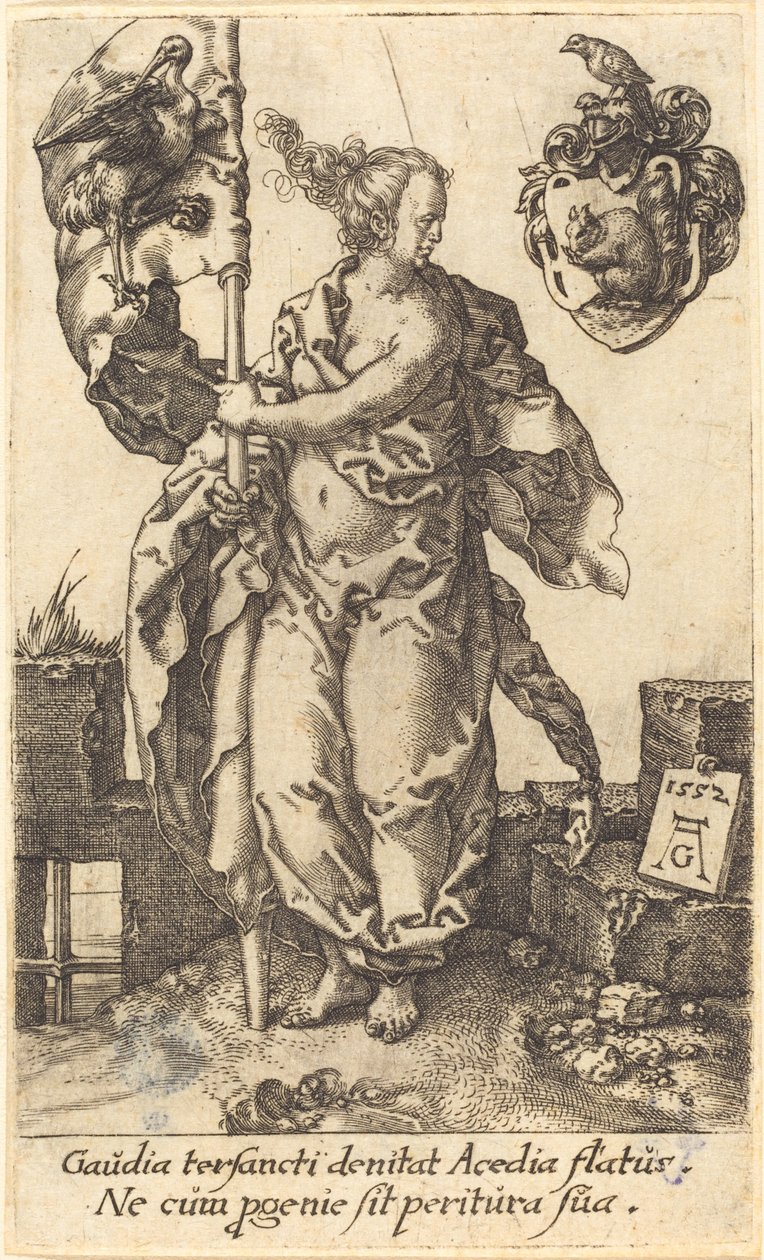 Diligence, 1552 by Heinrich Aldegrever