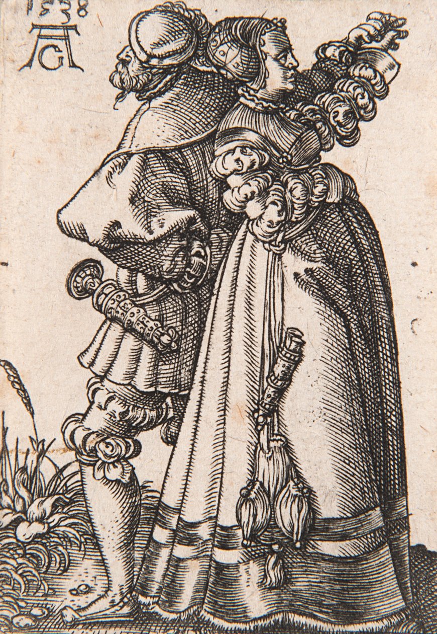 From the series The Small Wedding Dancers by Heinrich Aldegrever