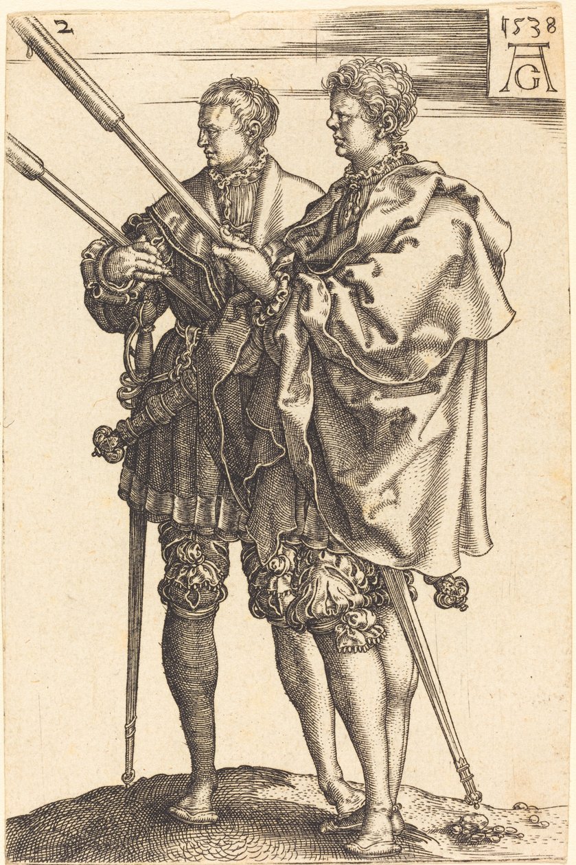Large Wedding Dancers by Heinrich Aldegrever