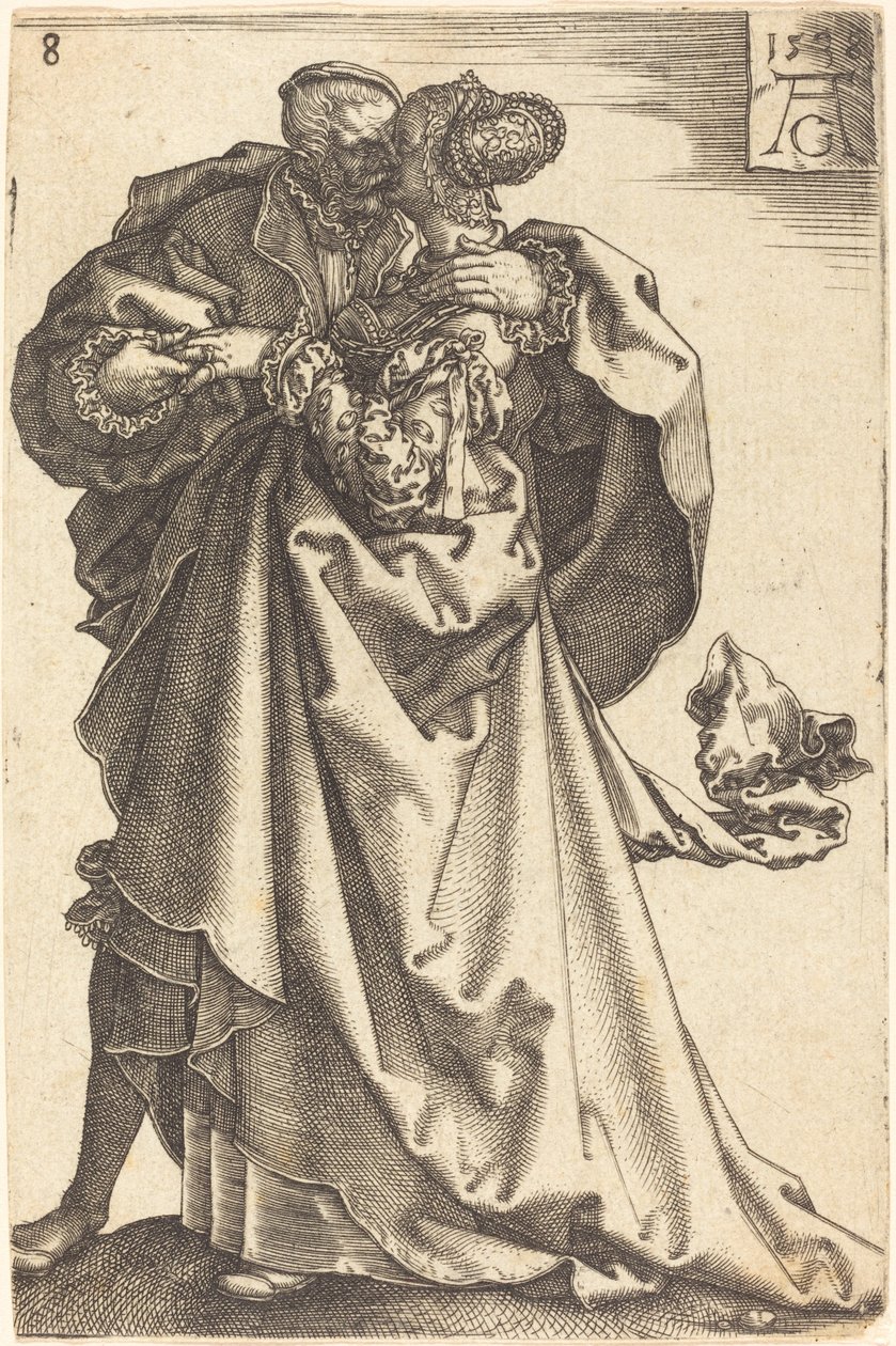 Large Wedding Dancers by Heinrich Aldegrever