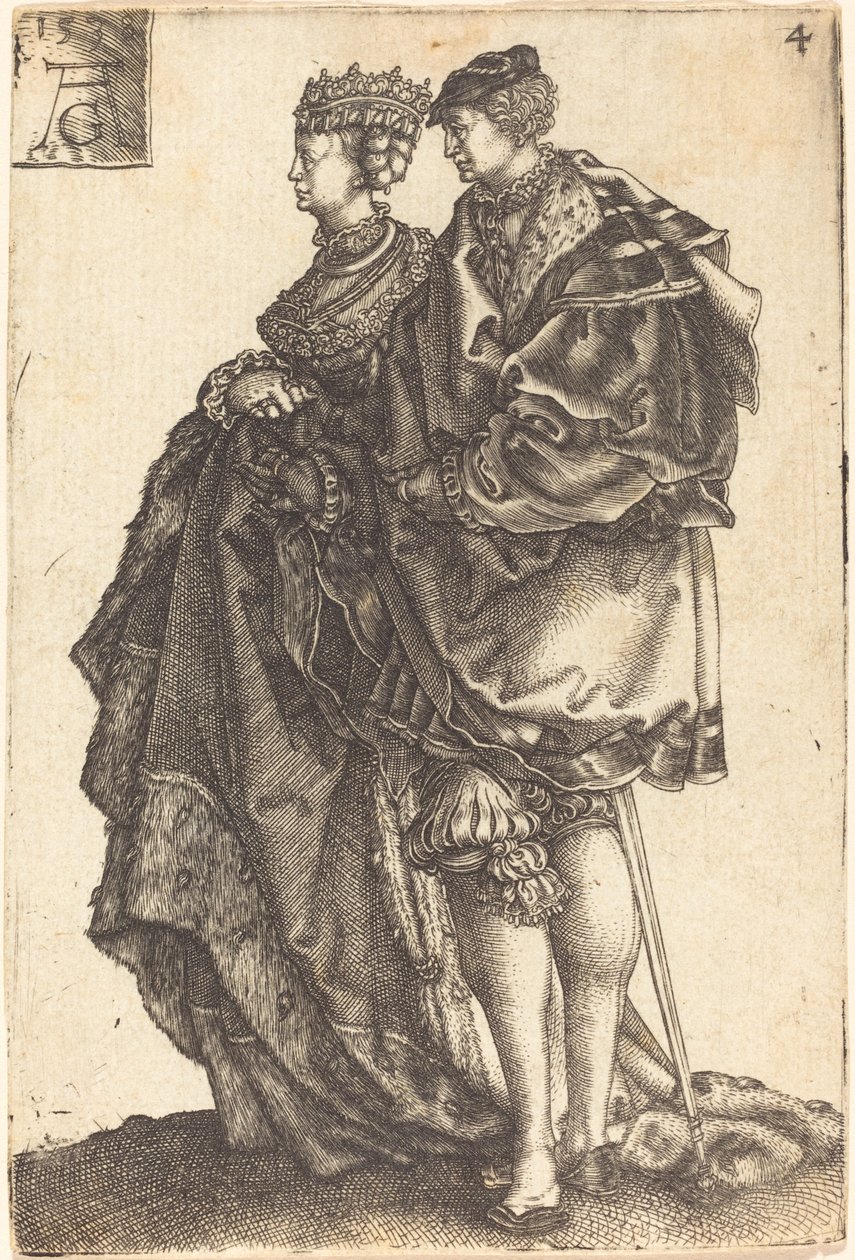 Large Wedding Dancers, 1538 by Heinrich Aldegrever