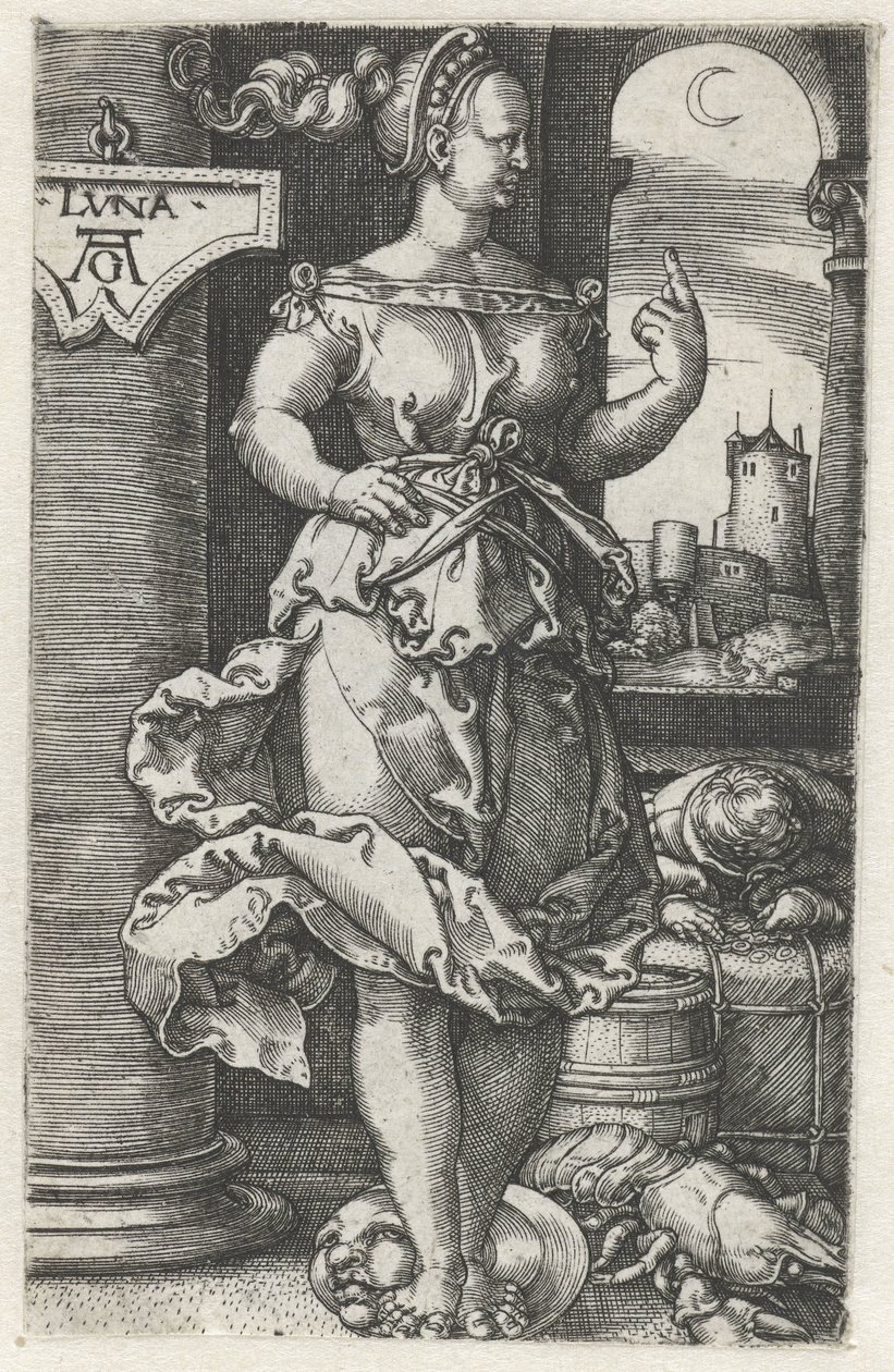 Luna by Heinrich Aldegrever